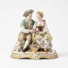 Victorian Meissen Figurine Group